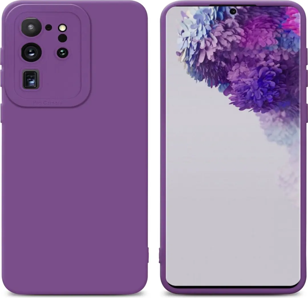 Cadorabo Hoesje geschikt voor Samsung Galaxy S20 ULTRA in FLUID MAT PAARS