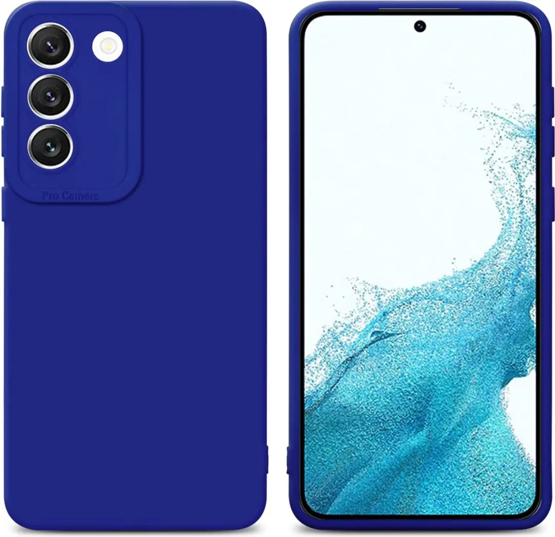 Cadorabo Hoesje geschikt voor Samsung Galaxy S22 in FLUID BLAUW