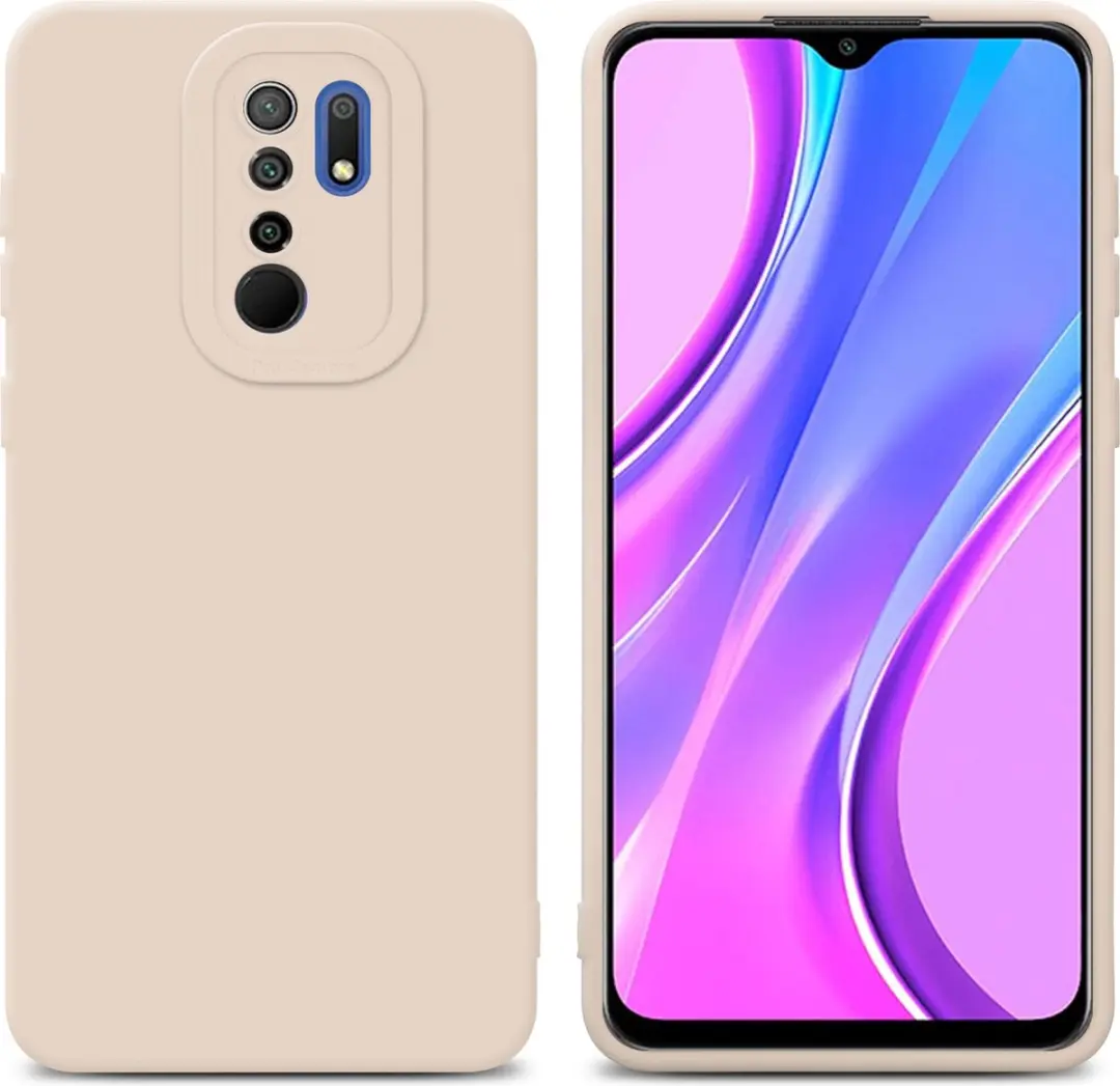 Cadorabo Hoesje geschikt voor Xiaomi RedMi 9 in FLUID CREAM