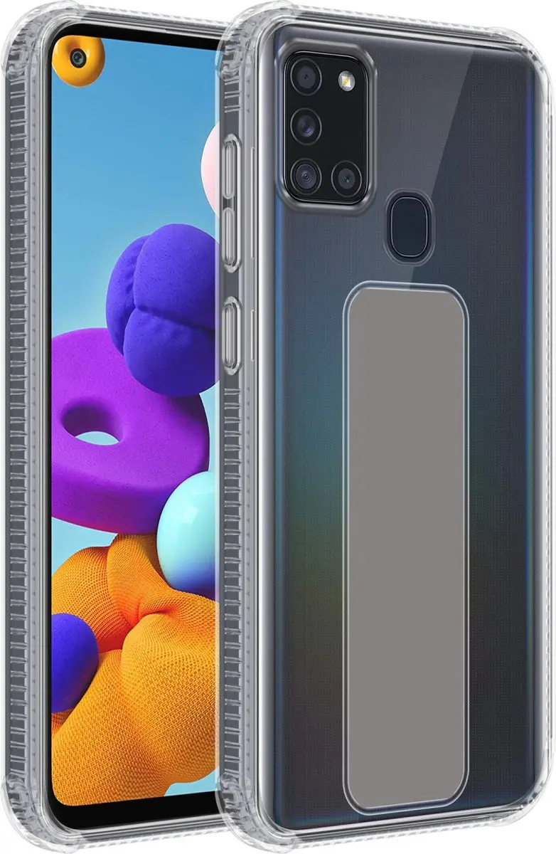Cadorabo Hoesje geschikt voor Samsung Galaxy A21s in GRIJS