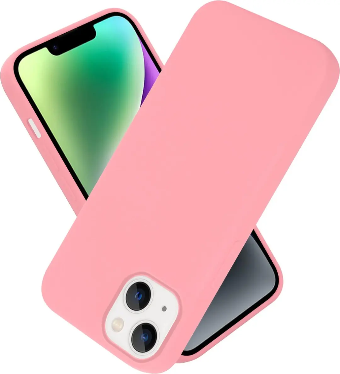 Cadorabo Hoesje geschikt voor Apple iPhone 14 PLUS in LIQUID ROZE