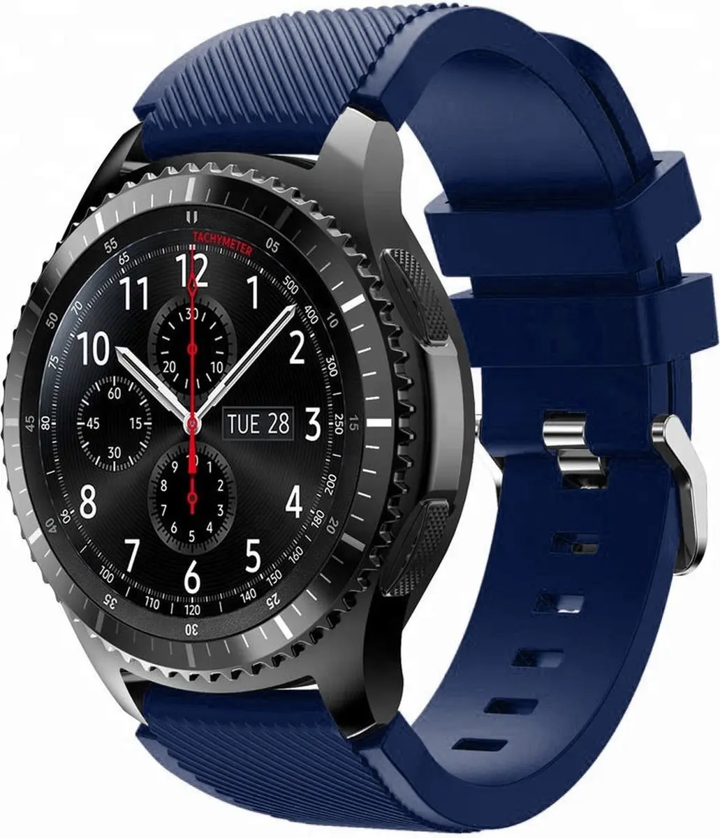 Cadorabo TPU bandje met metalen gesp 20mm geschikt voor Samsung Galaxy Watch 42m