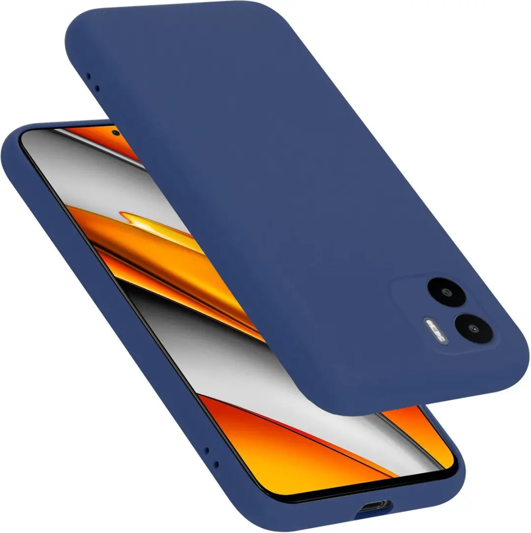 Cadorabo Hoesje geschikt voor Xiaomi RedMi A1 in LIQUID BLAUW