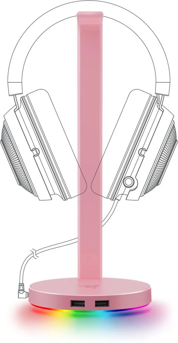 Razer V2 RC21-01510200-R3M1 Headsetstand - Chroma - Quartz