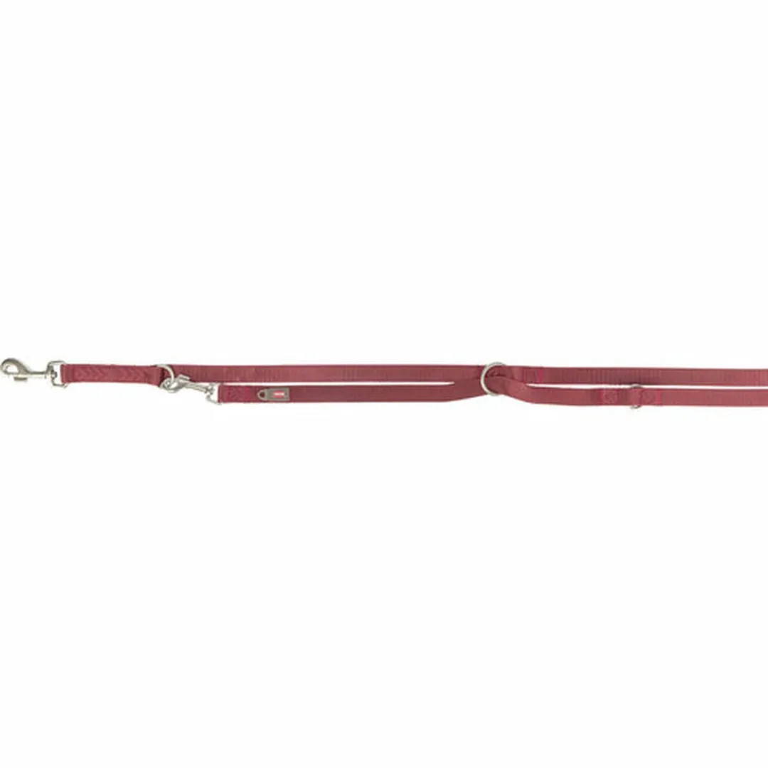 Trixie Hondenriem Premium Verstelbaar - Sangria Rood - afbeelding 6 van 6