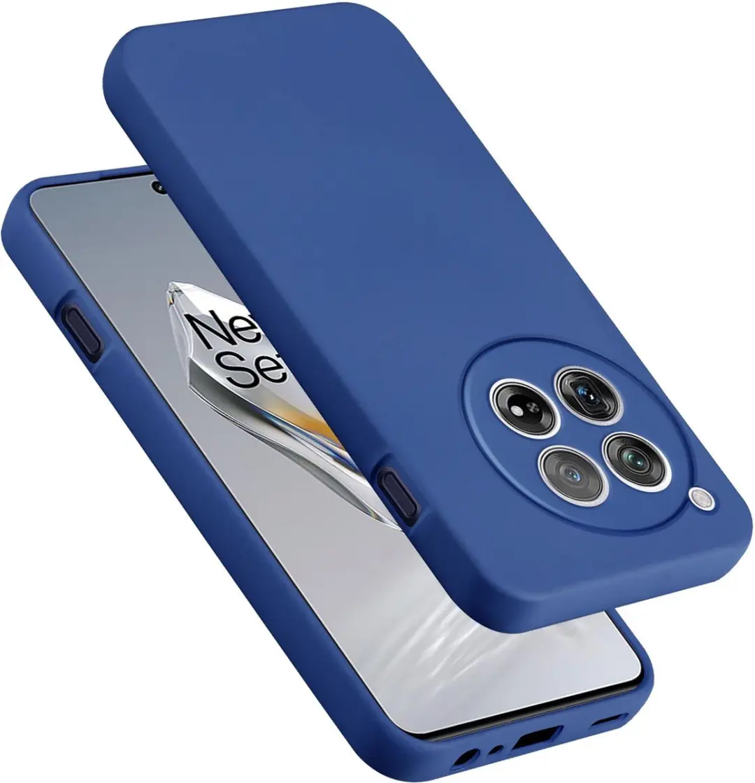 Cadorabo Hoesje geschikt voor OnePlus 12 in LIQUID BLAUW