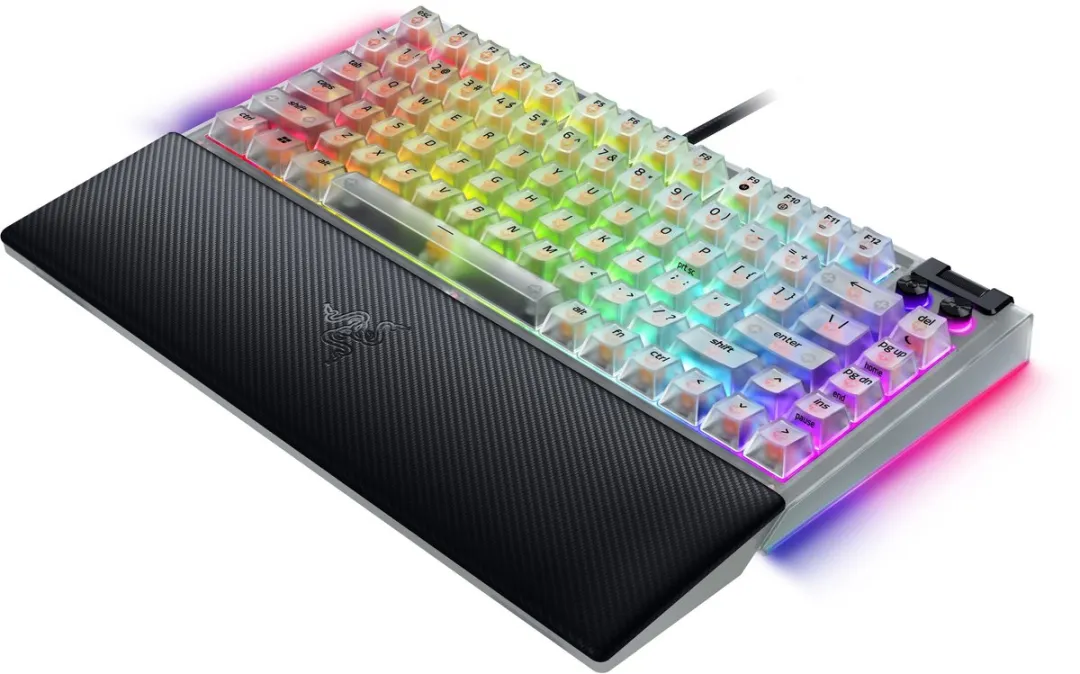Razer BlackWidow V4 75% RZ03-05003500-R3M1 Gaming Toetsenbord - Mechanische Orange Switch - Phantom Wit