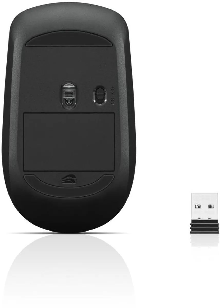 Lenovo 400 Draadloze Muis GY50R91293 - 1200 dpi - Zwart