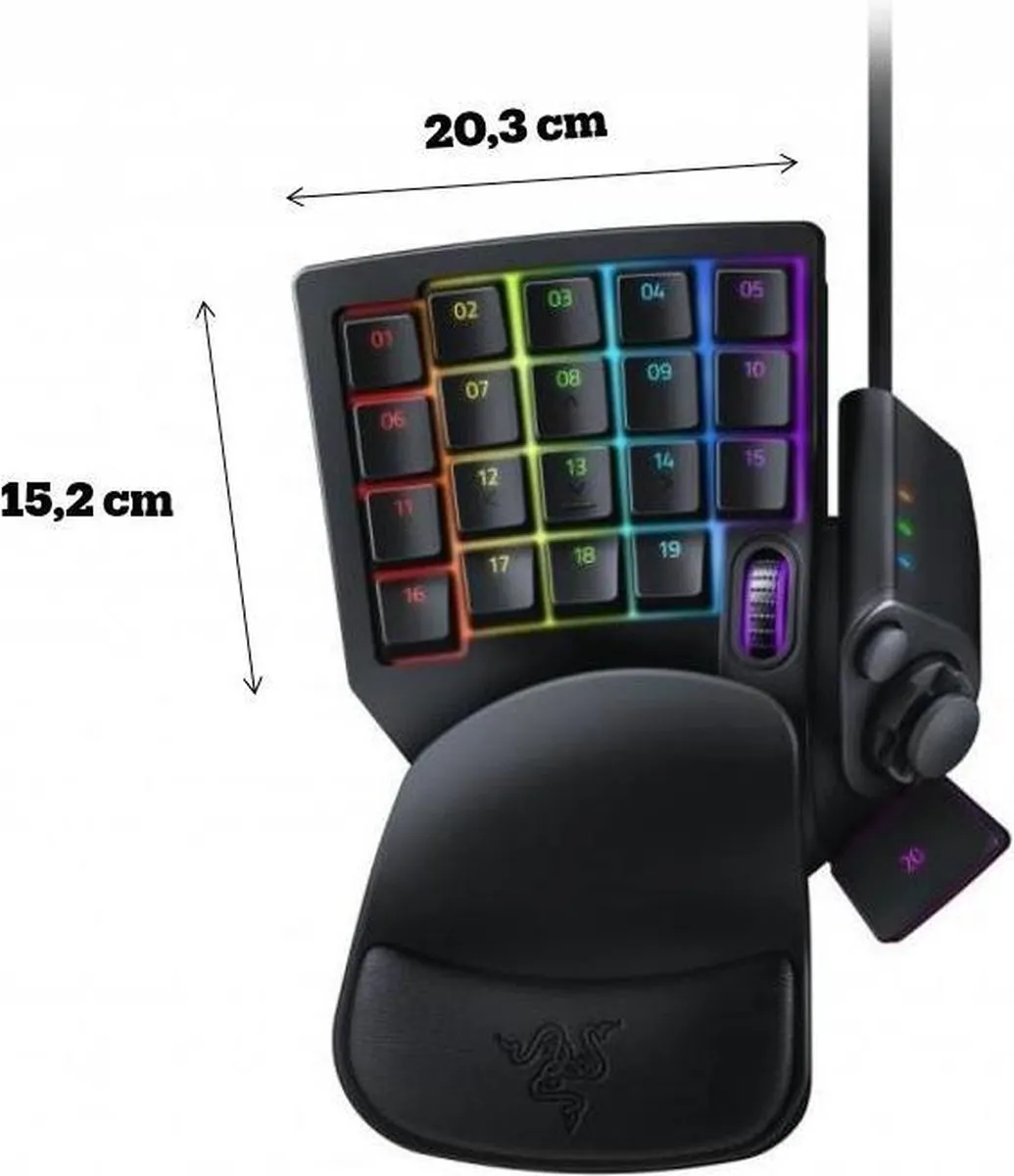 Razer Tartarus V2 Gaming Keypad RZ07-02270100-R3M1 - 32 Toetsen - RGB Zwart