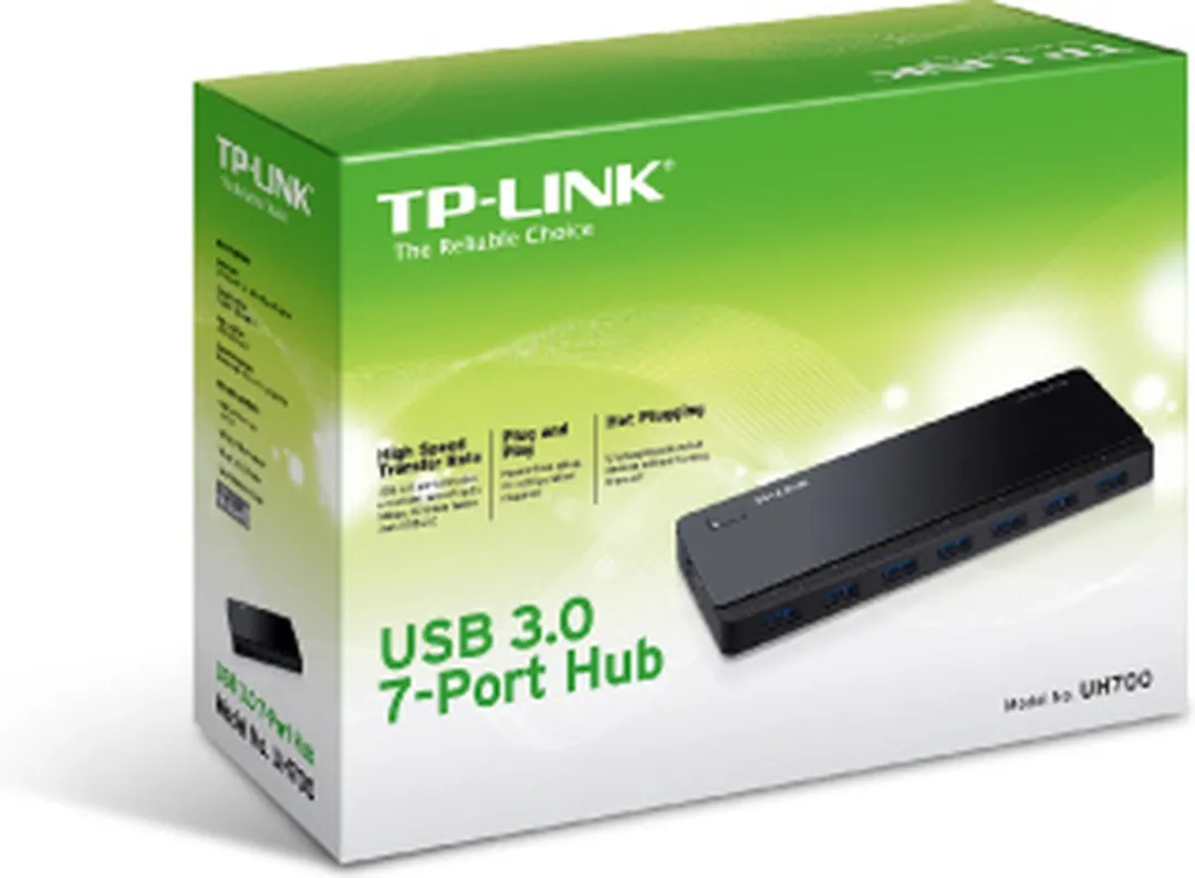 TP-Link UH700 USB 3.2 Hub 7 Poorten - Zwart