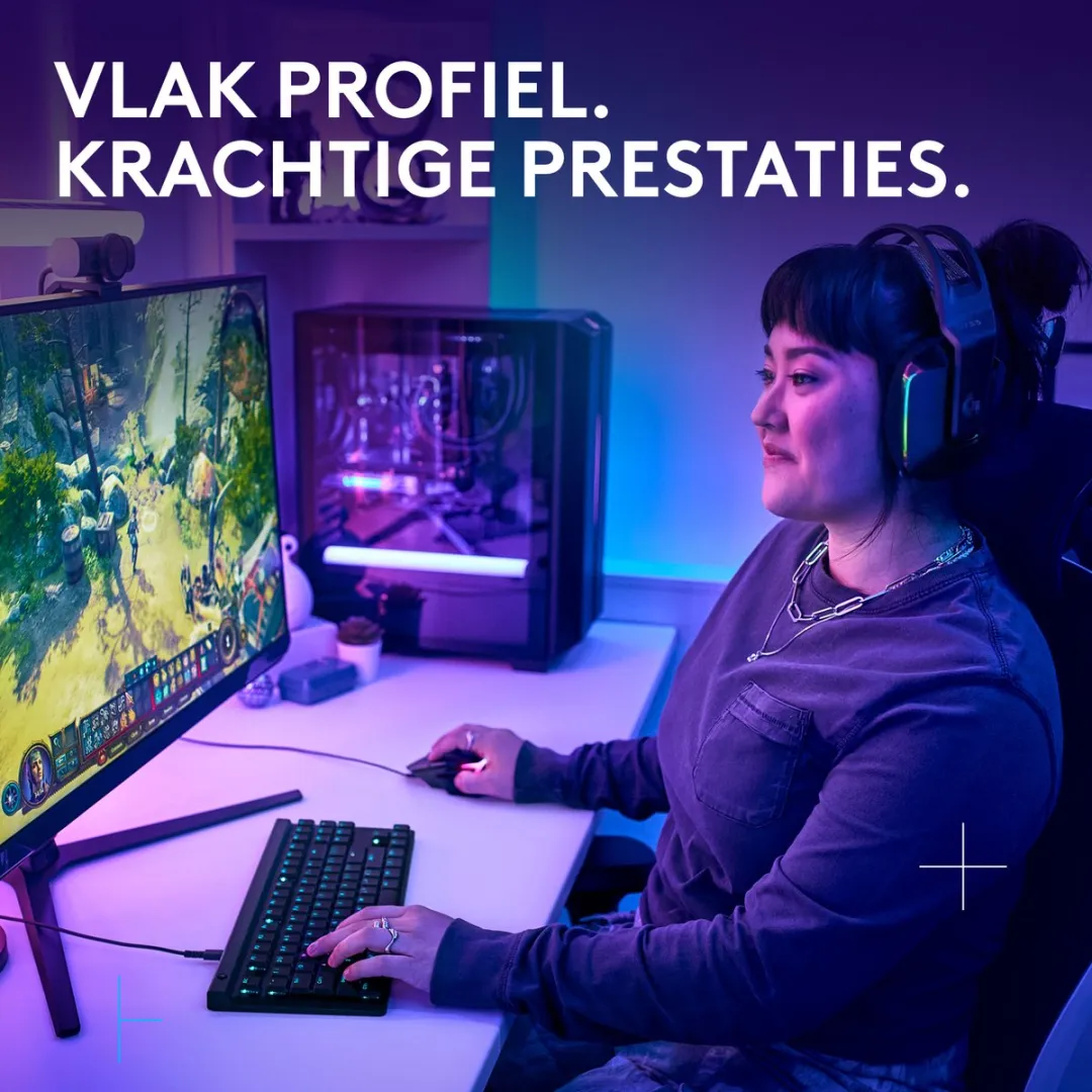 Logitech G515 Lightspeed TKL - Bedraad Gaming Toetsenbord - Tactile - Qwerty - Zwart