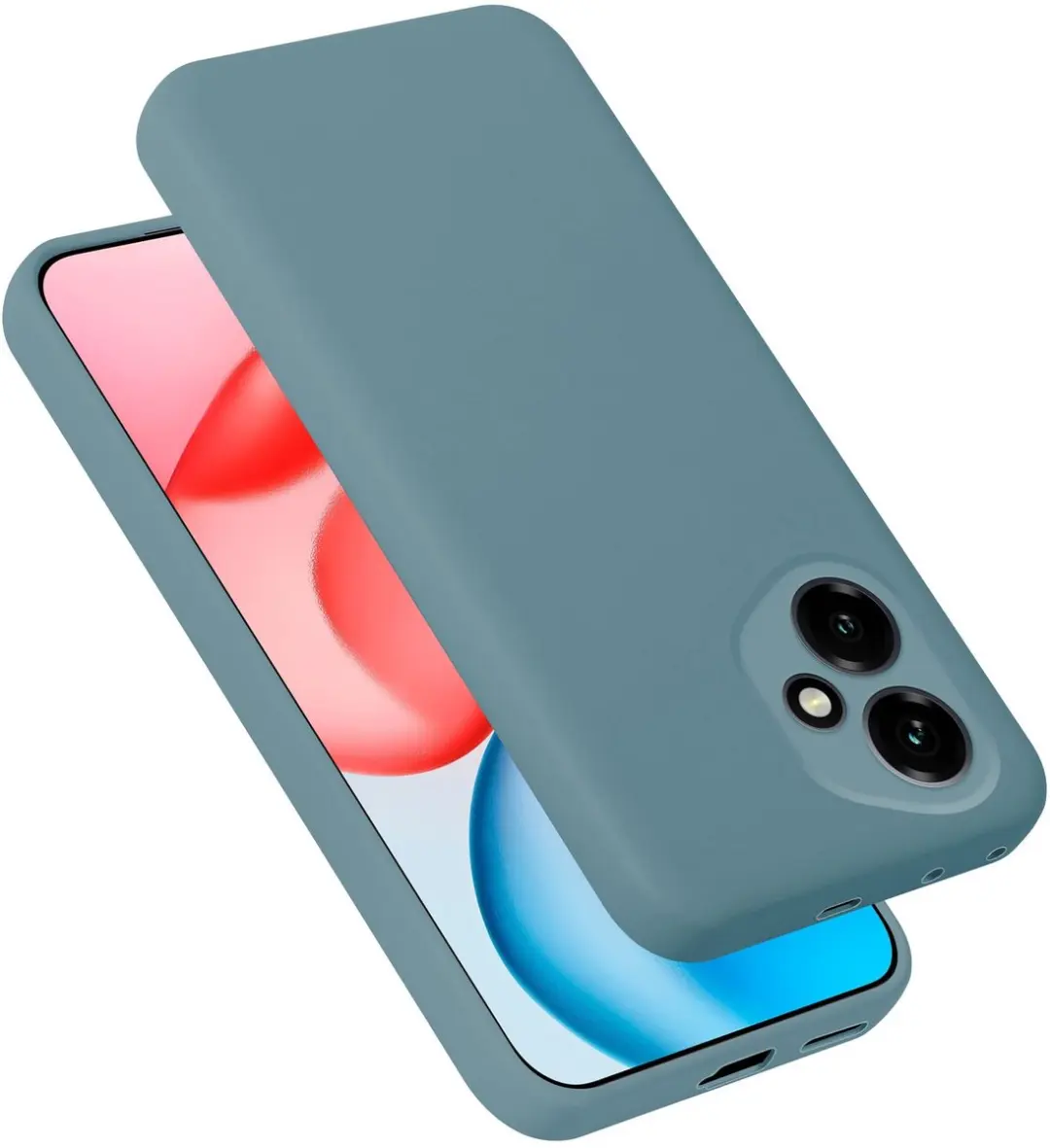 Cadorabo Hoesje geschikt voor Honor 400 Case in Liquid Groen Beschermhoes gemaak