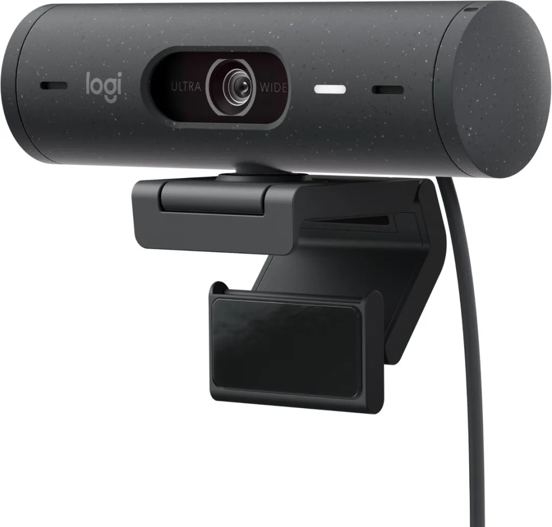Logitech Brio 500 Webcam - Full HD - 1080p/30fps - Donkergrijs