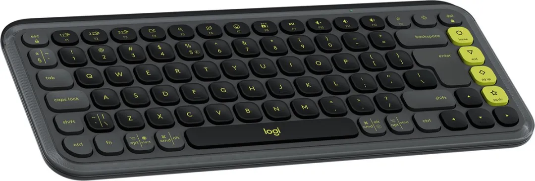 Logitech POP Icon Keys Draadloos Toetsenbord - Graphite Green