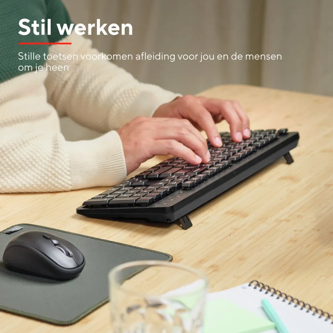 Trust Ody V2 Draadloos Toetsenbord - Qwerty US - Zwart