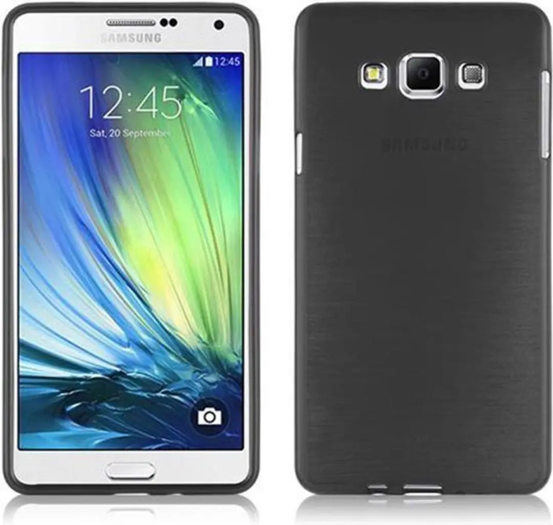 Cadorabo Hoesje geschikt voor Samsung Galaxy A7 2015 in ZWART
