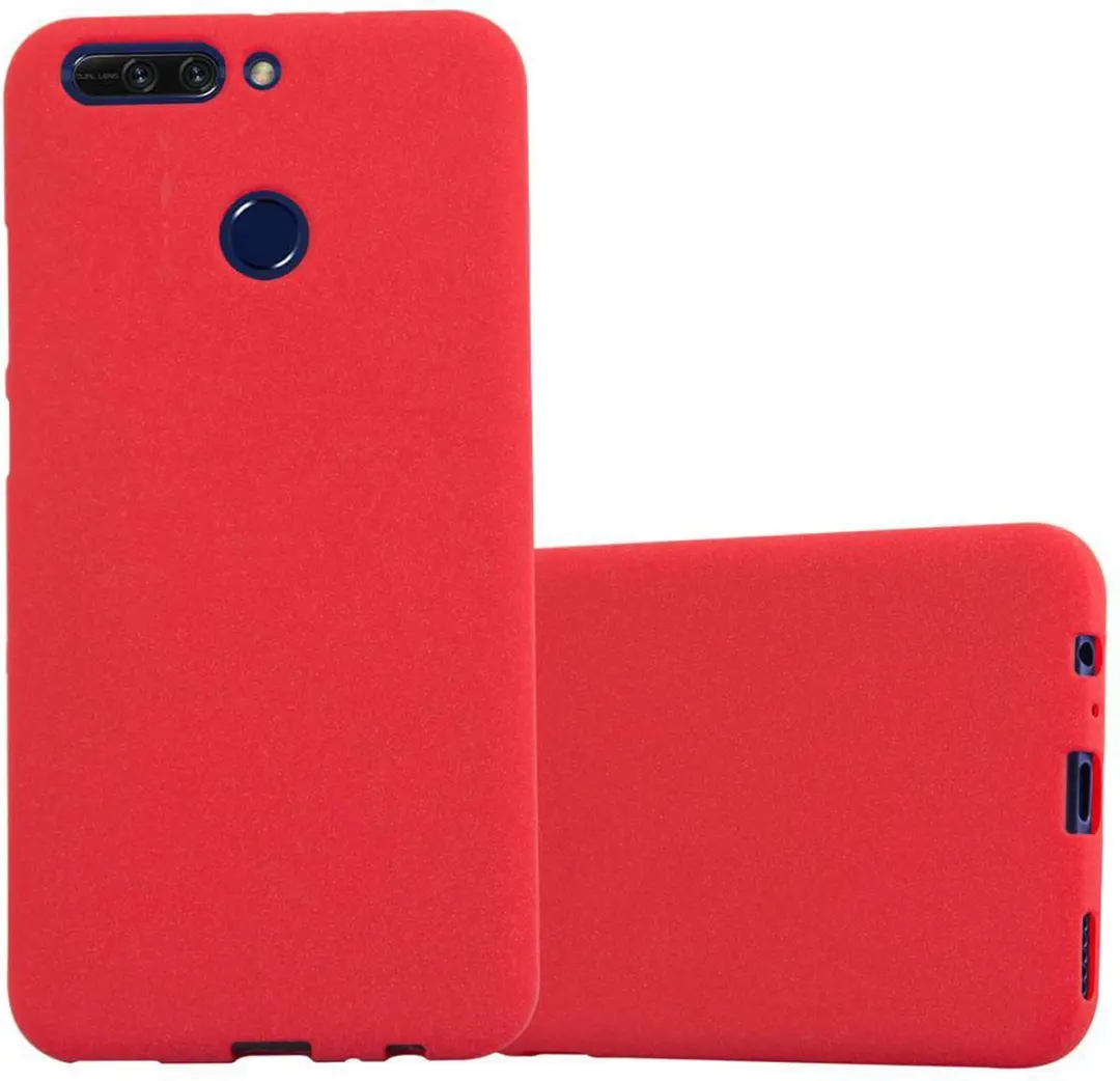 Cadorabo Hoesje geschikt voor Honor 8 PRO in FROST ROOD