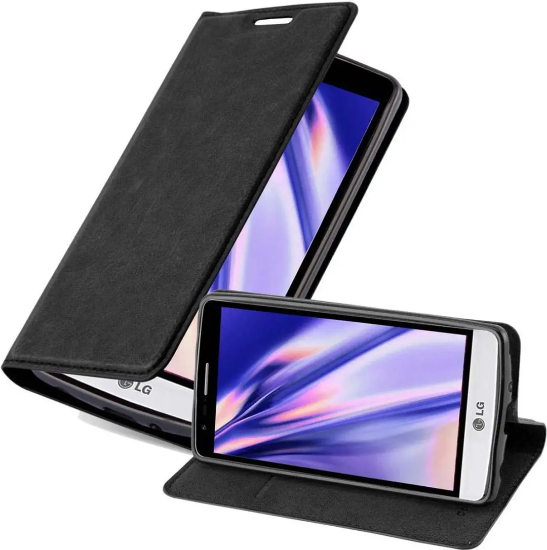 Cadorabo Hoesje geschikt voor LG G3 MINI / G3 S in ZWARTE NACHT