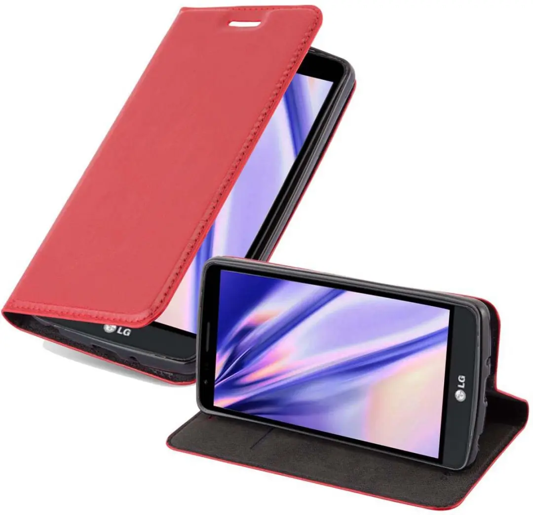 Cadorabo Hoesje geschikt voor LG G3 STYLUS in APPEL ROOD