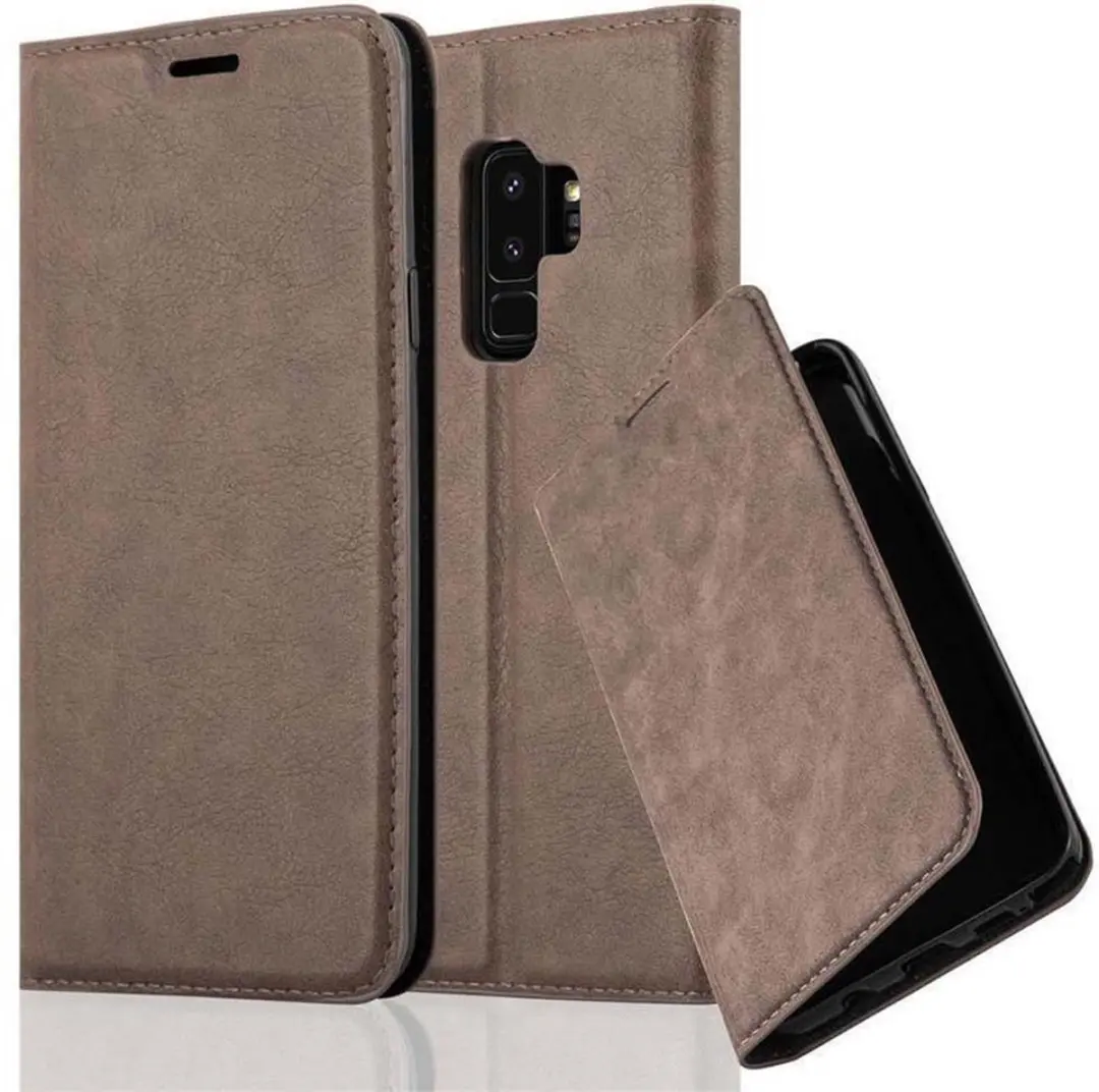 Cadorabo Hoesje geschikt voor Samsung Galaxy S9 PLUS in KOFFIE BRUIN