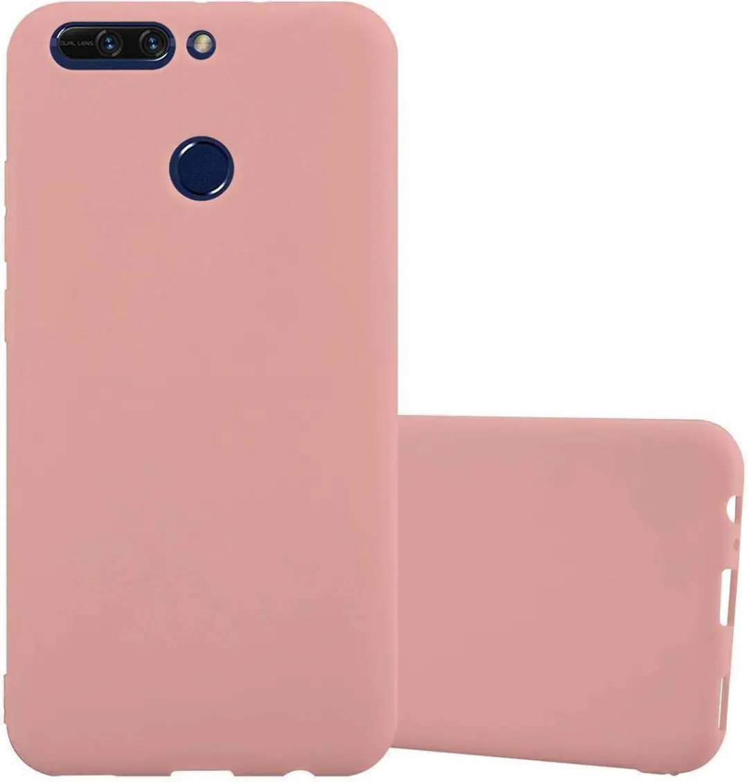 Cadorabo Hoesje geschikt voor Honor 8 PRO in CANDY ROZE