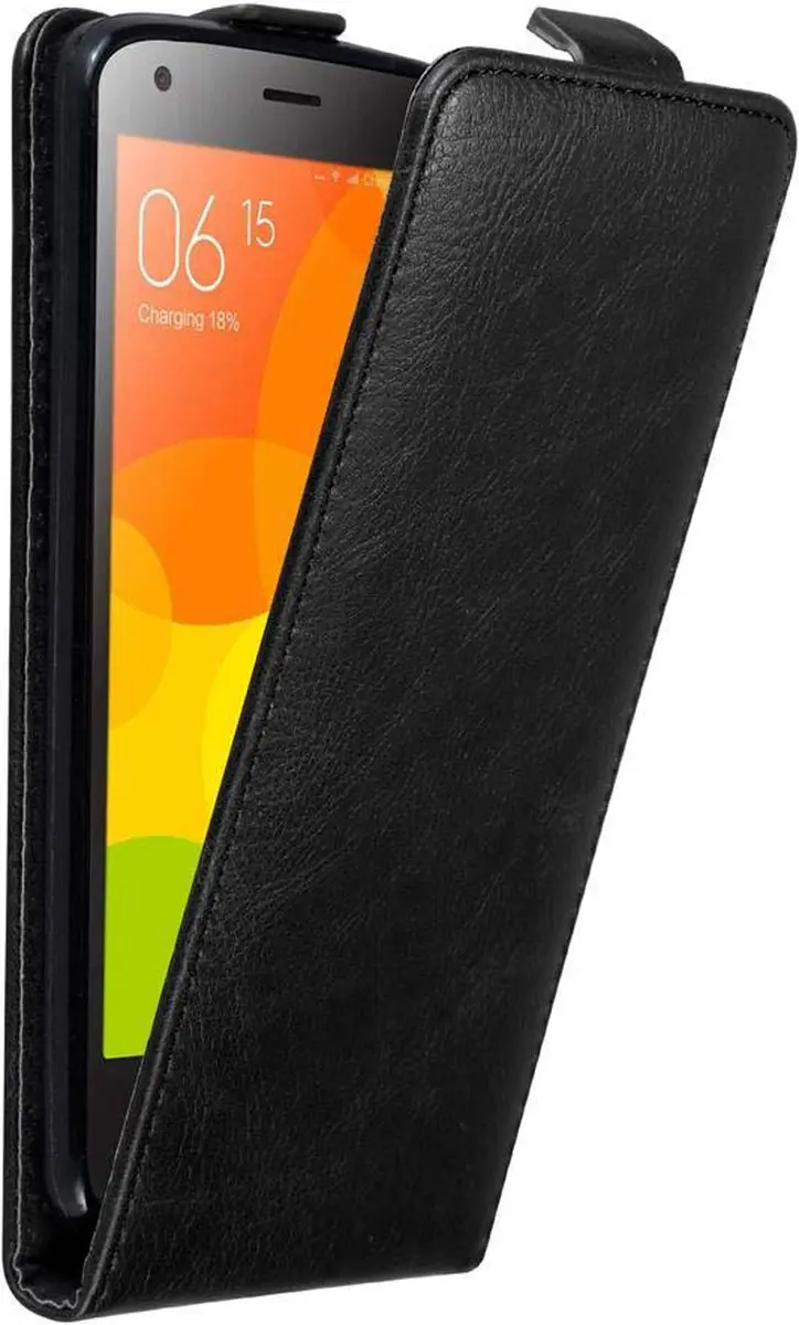 Cadorabo Hoesje geschikt voor Xiaomi Mi 2 in ZWARTE NACHT