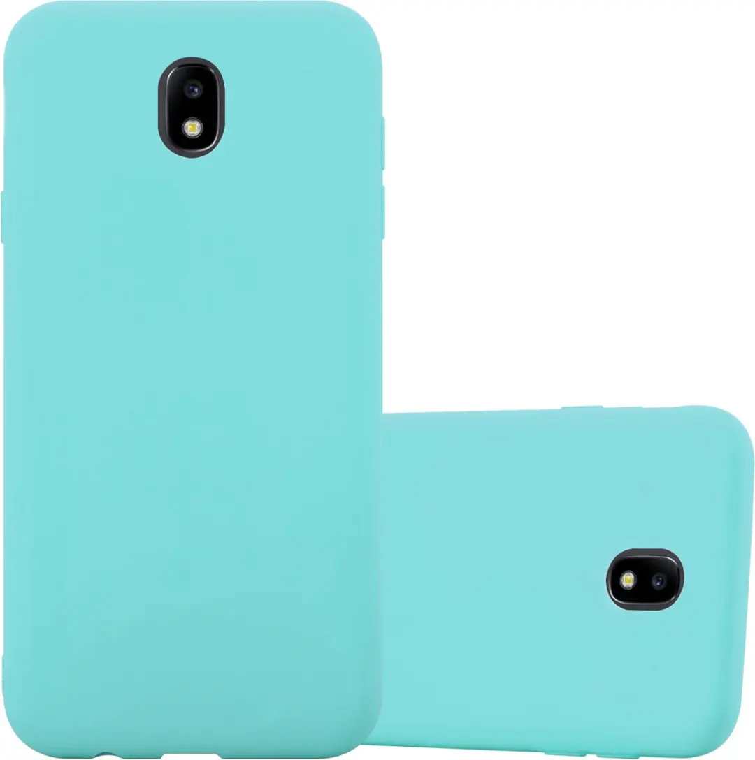 Cadorabo Hoesje geschikt voor Samsung Galaxy J3 2017 US Version in CANDY BLAUW