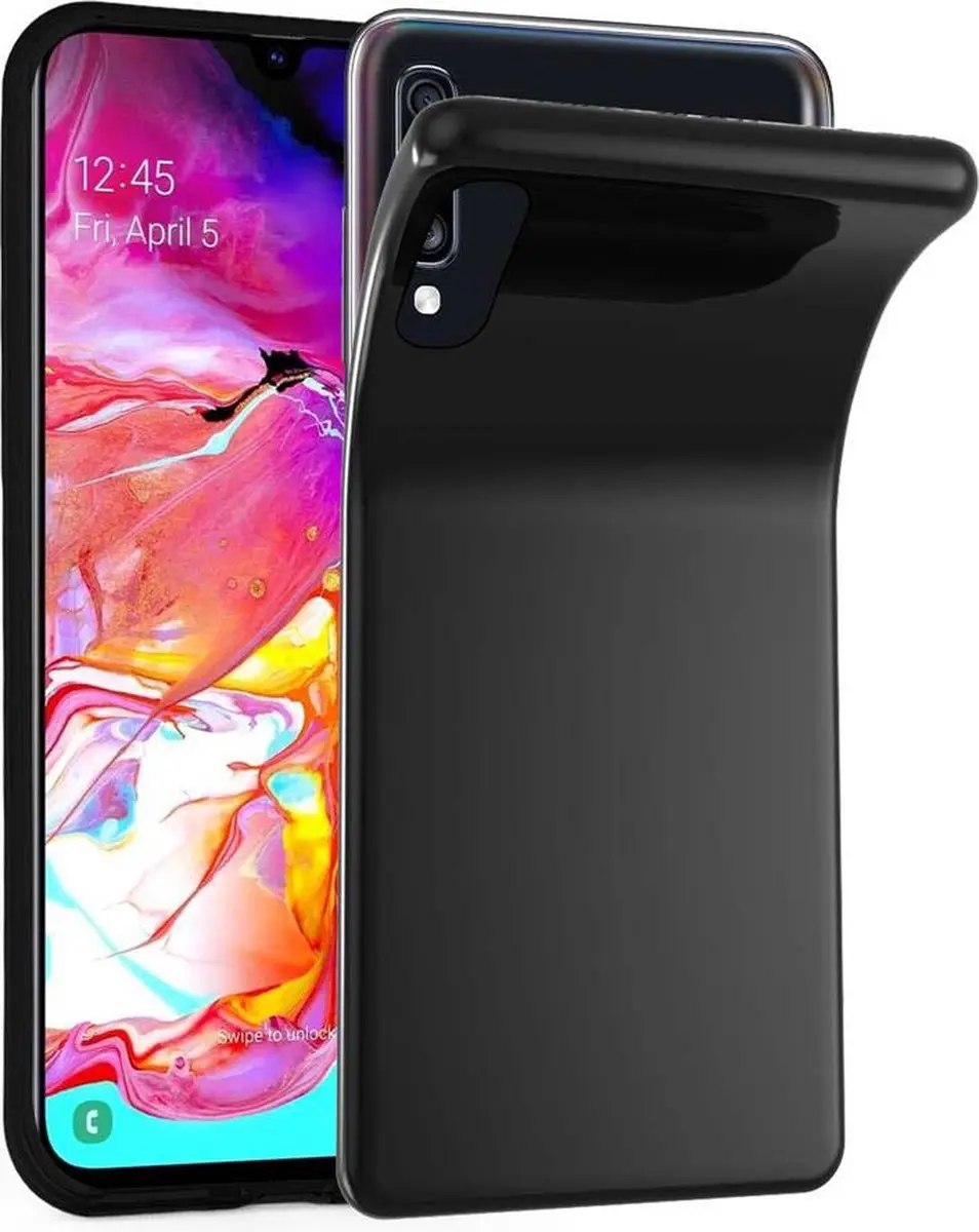 Cadorabo Hoesje geschikt voor Samsung Galaxy A70 / A70s in ZWART