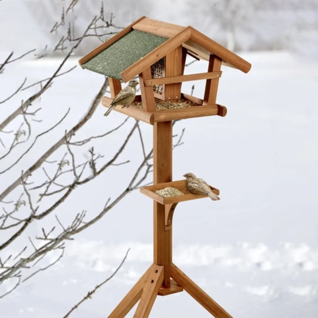 Flamingo Voederhuis Mimir Hout - 121x80cm - Bruin