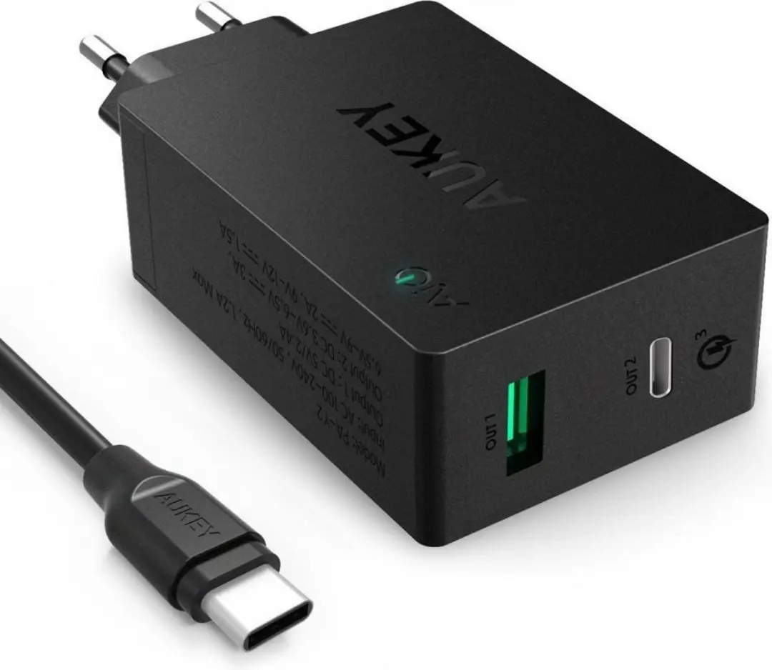 Aukey Quick Charge 3.0 Oplader PA-Y2