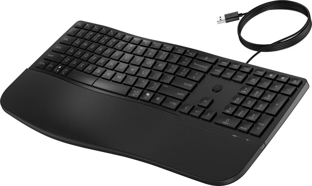 HP 485 CFT WD KBD Toetsenbord - USB - Zwart