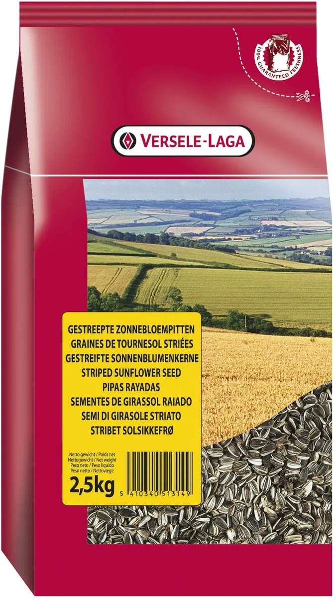Versele-Laga Gestreepte Zonnebloempitten 2,5 kg