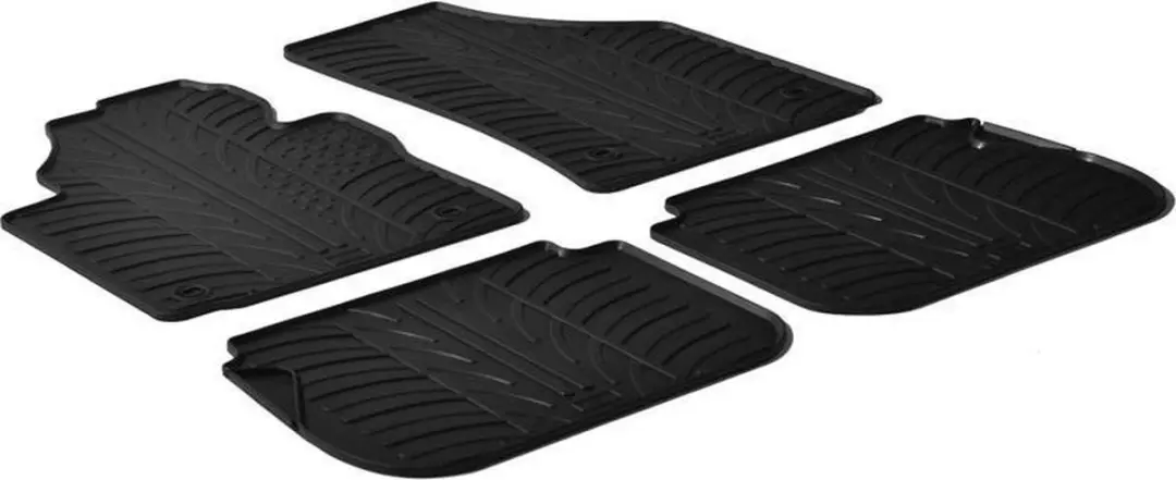 Gledring Rubbermatten passend voor Volkswagen Caddy 2004-2015 & 2015- (G profiel