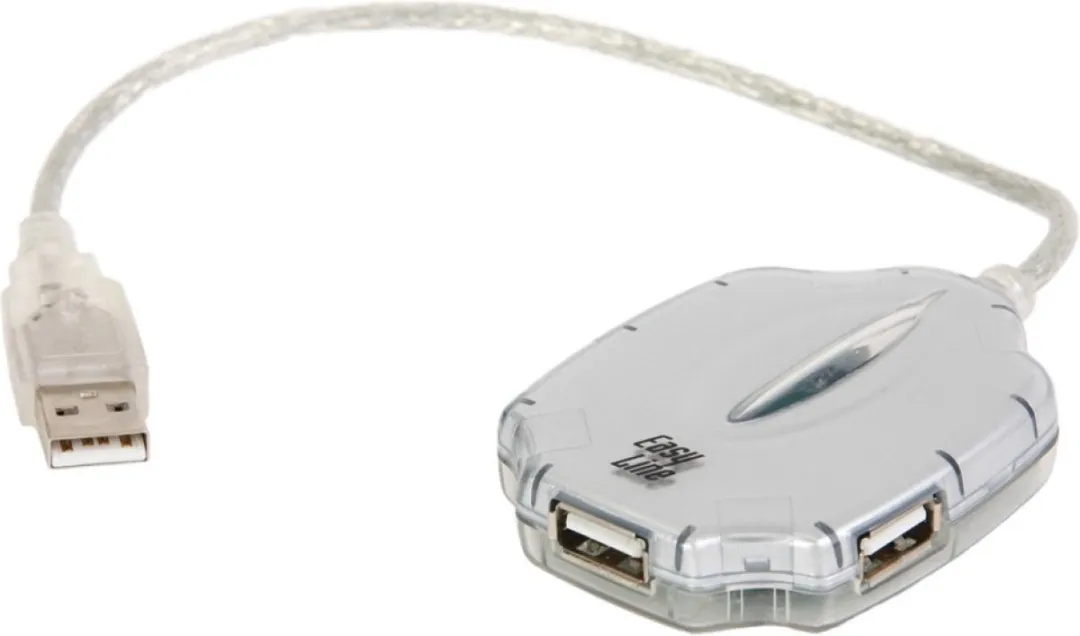 Hama EasyLine USB-hub 3 Poorten - Zilver