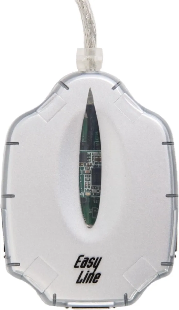 Hama EasyLine USB-hub 3 Poorten - Zilver