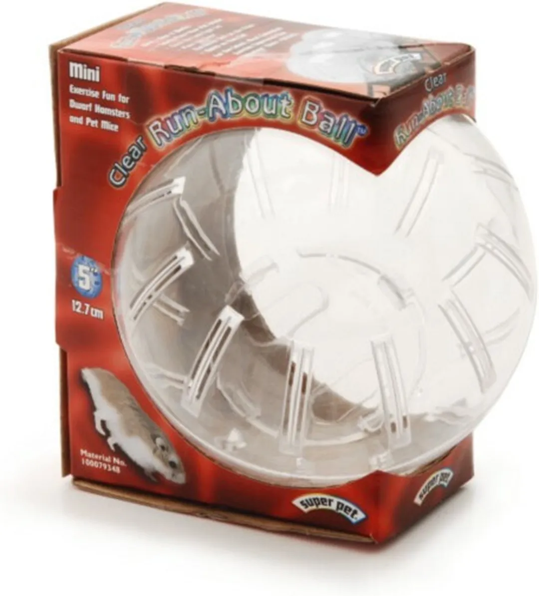 Beeztees Hamsterbal Premium Transparant M - afbeelding 2 van 3