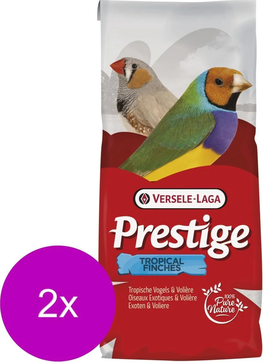 Versele-Laga Prestige Tropische Vogels Vogelvoer - 20kg x 2