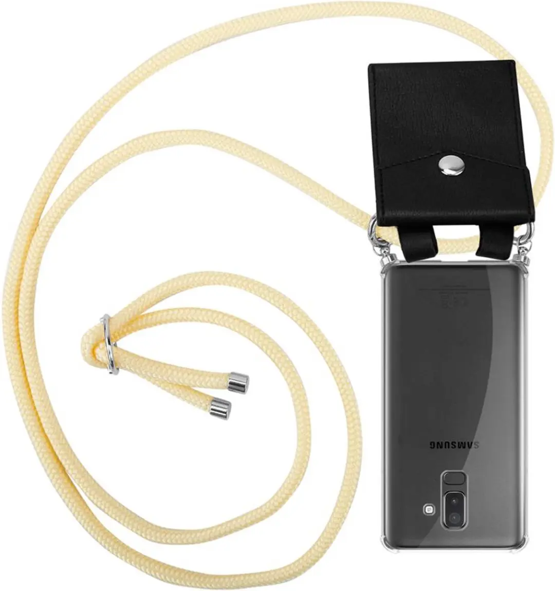Cadorabo Hoesje geschikt voor Samsung Galaxy J8 2018 in ROOM BEIGE