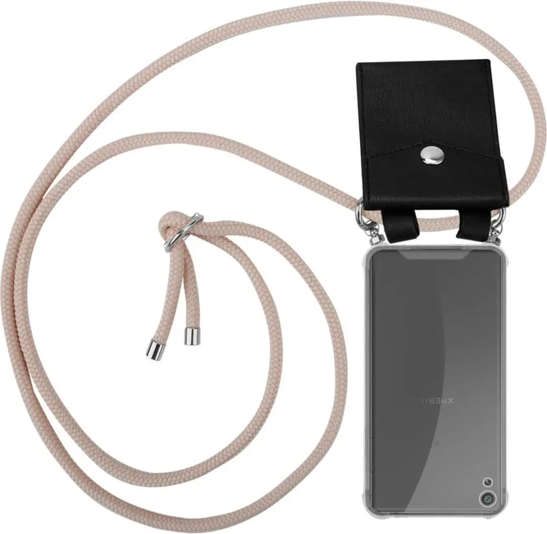 Cadorabo Hoesje geschikt voor Sony Xperia XA in PEARLY ROSE GOUD