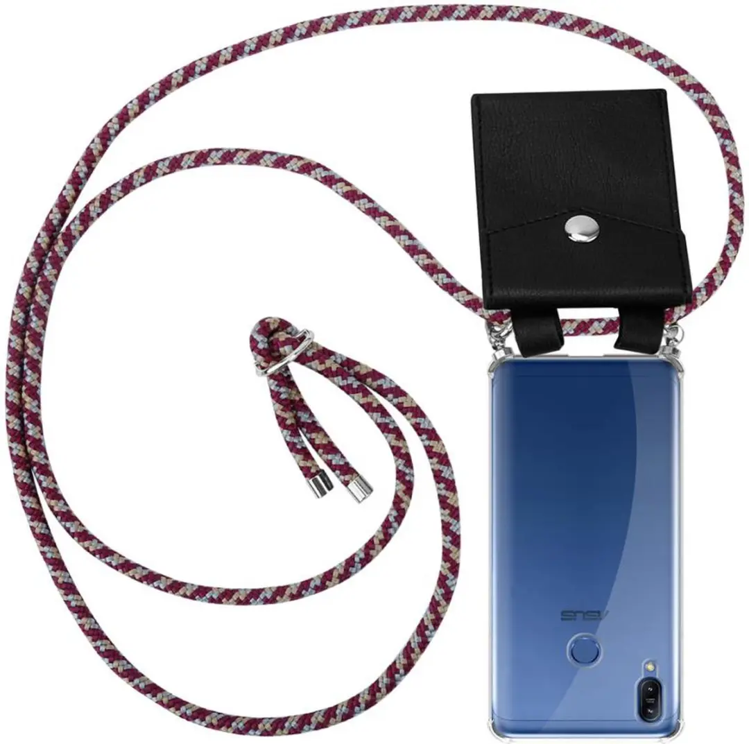 Cadorabo Hoesje geschikt voor Asus ZenFone MAX M2 in ROOD GEEL WIT