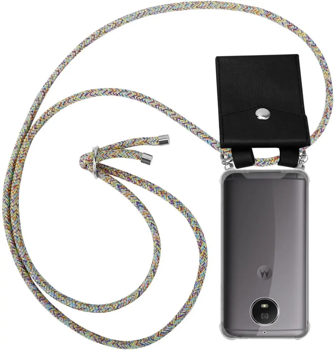 Cadorabo Hoesje geschikt voor Motorola MOTO G5S in REGENBOOG