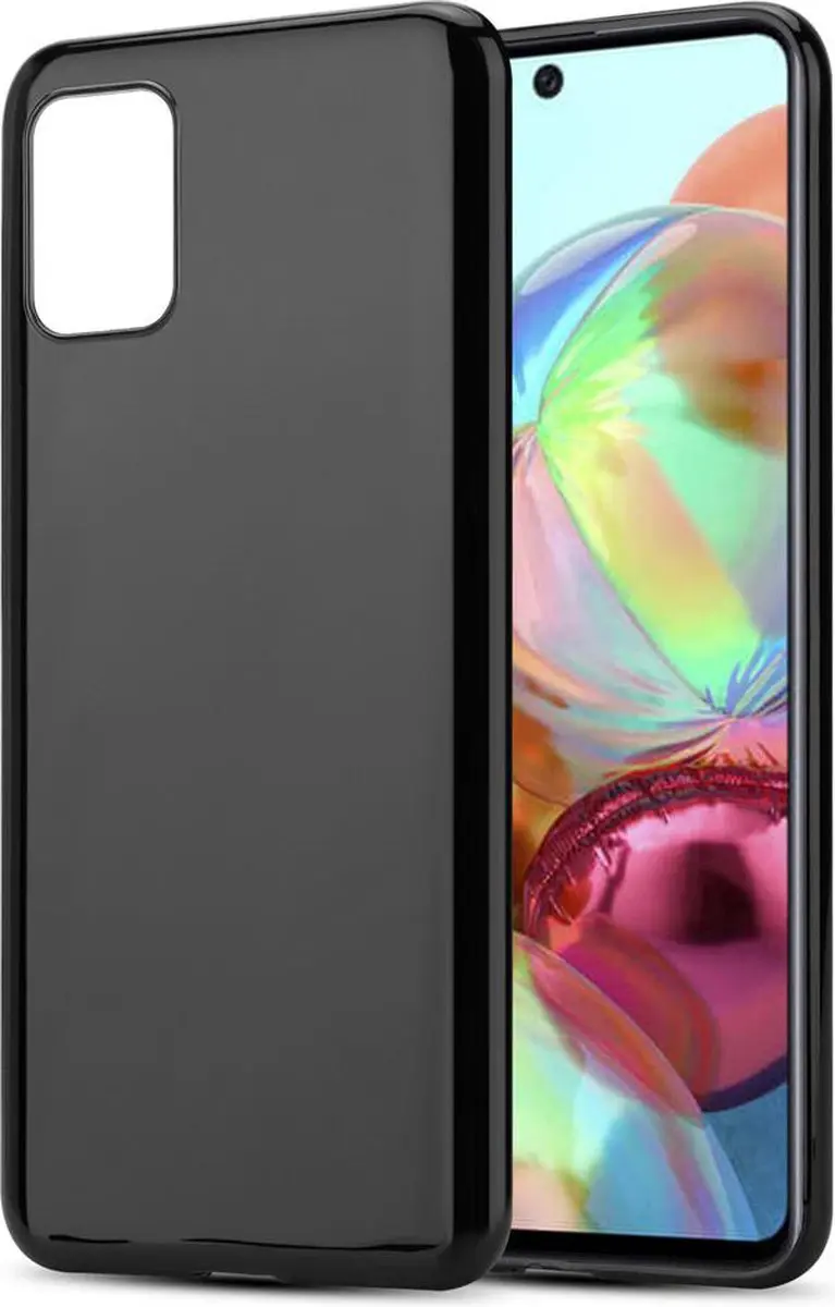 Cadorabo Hoesje geschikt voor Samsung Galaxy A71 4G in ZWART