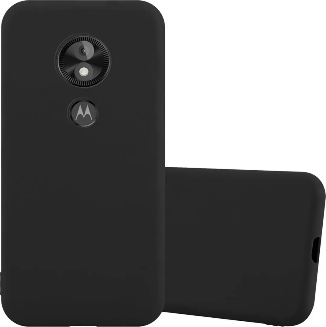 Cadorabo Hoesje geschikt voor Motorola MOTO E5 PLAY in CANDY ZWART