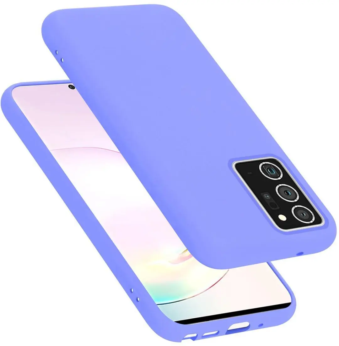 Cadorabo Hoesje geschikt voor Samsung Galaxy NOTE 20 PLUS in LIQUID LICHT PAARS