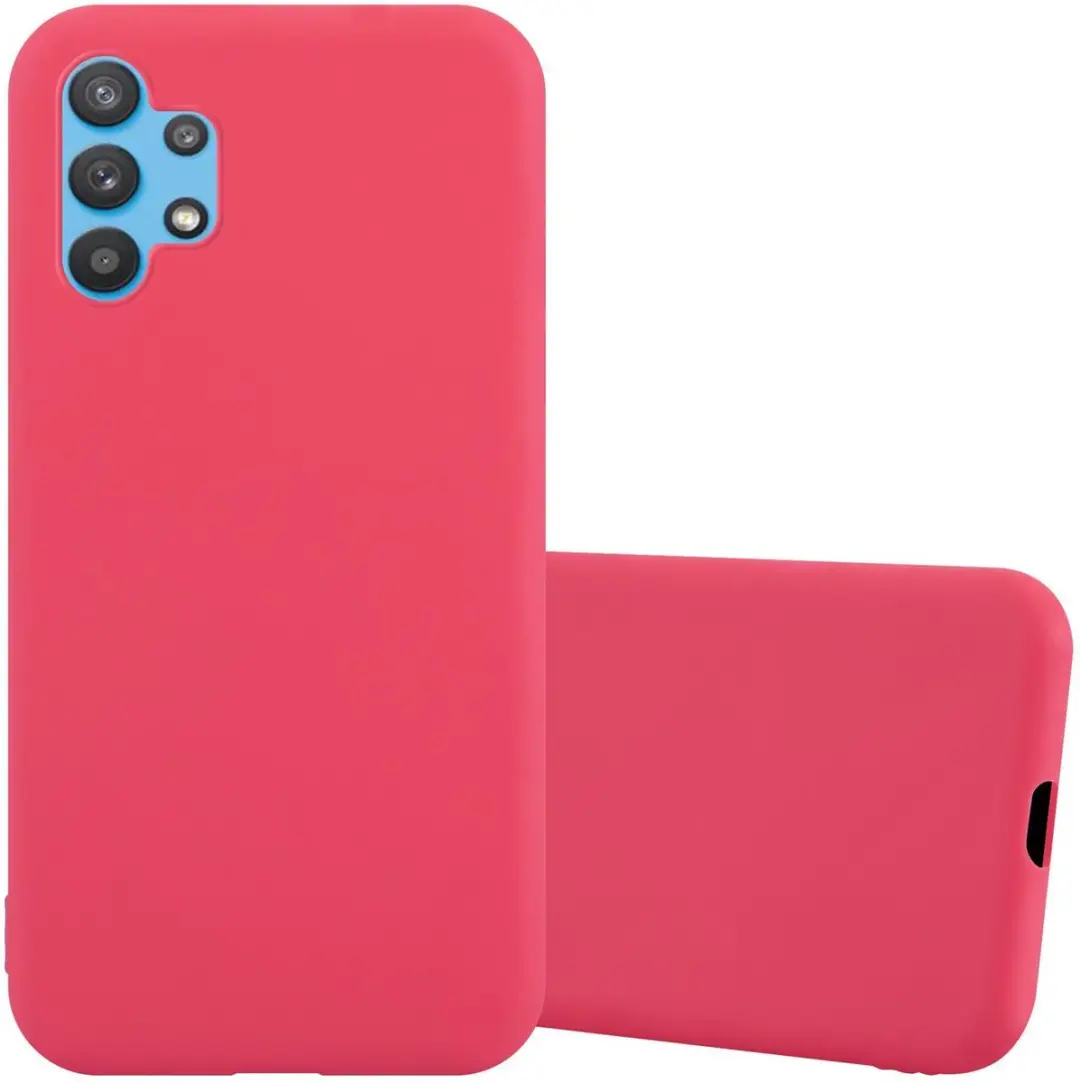 Cadorabo Hoesje geschikt voor Samsung Galaxy A32 4G in CANDY ROOD