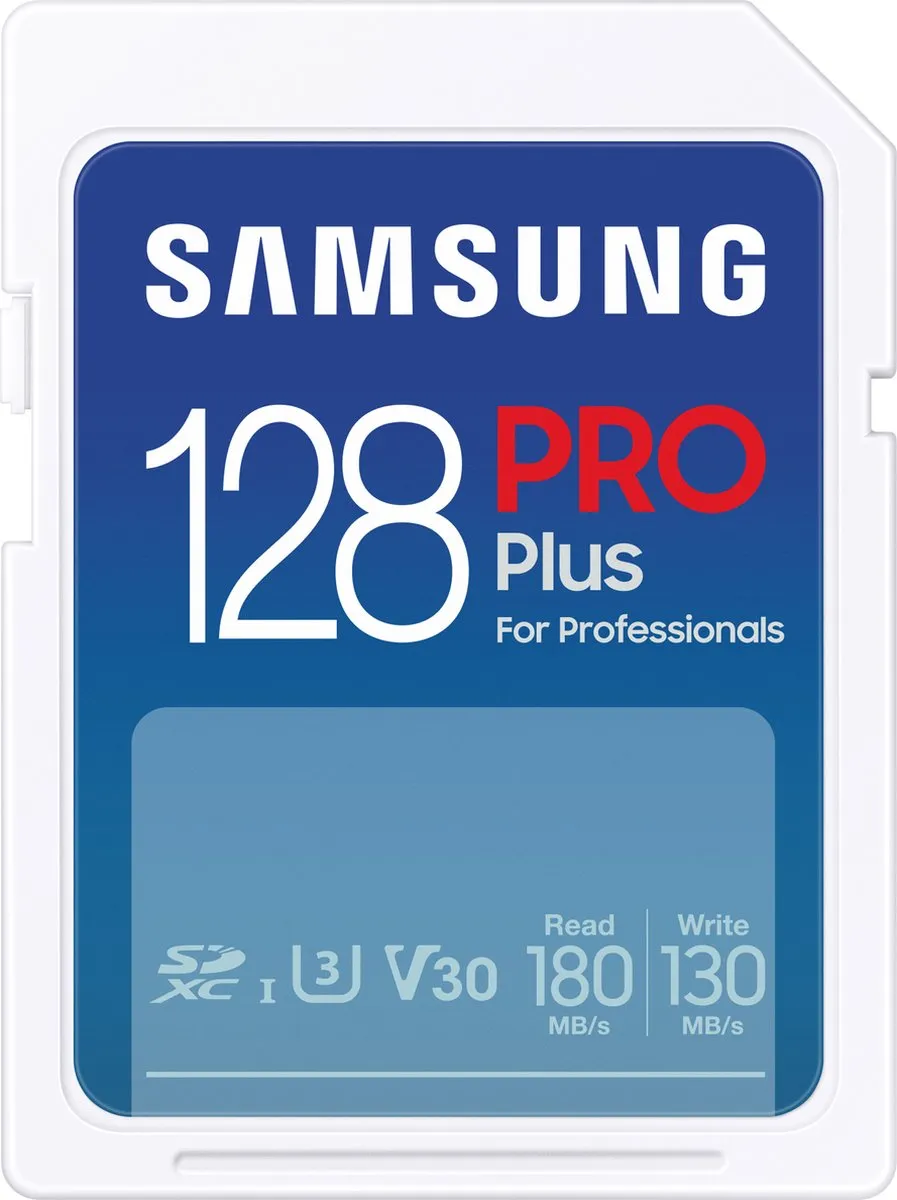 Samsung PRO Plus SD Kaart 128GB