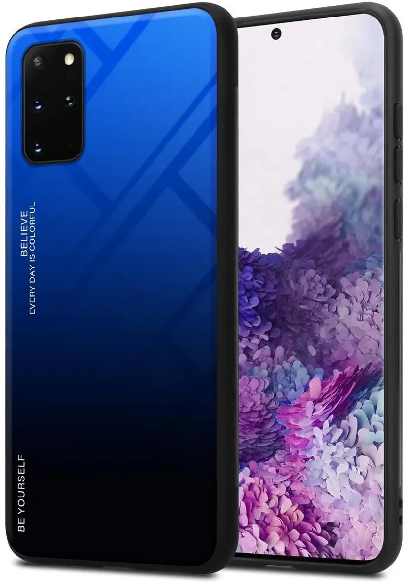 Cadorabo Hoesje geschikt voor Samsung Galaxy S20 PLUS in BLAUW