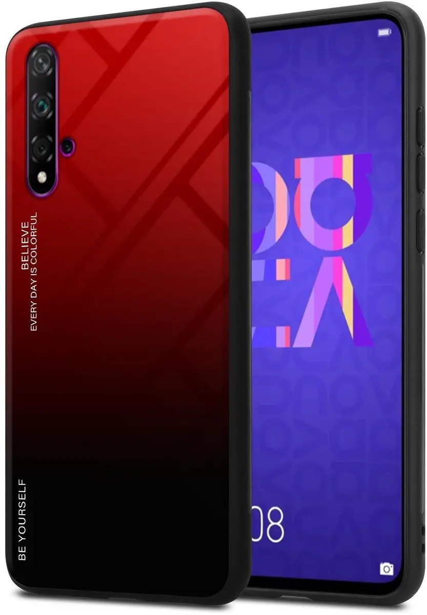 Cadorabo Hoesje geschikt voor Honor 20 / 20S / Huawei NOVA 5T in ROOD
