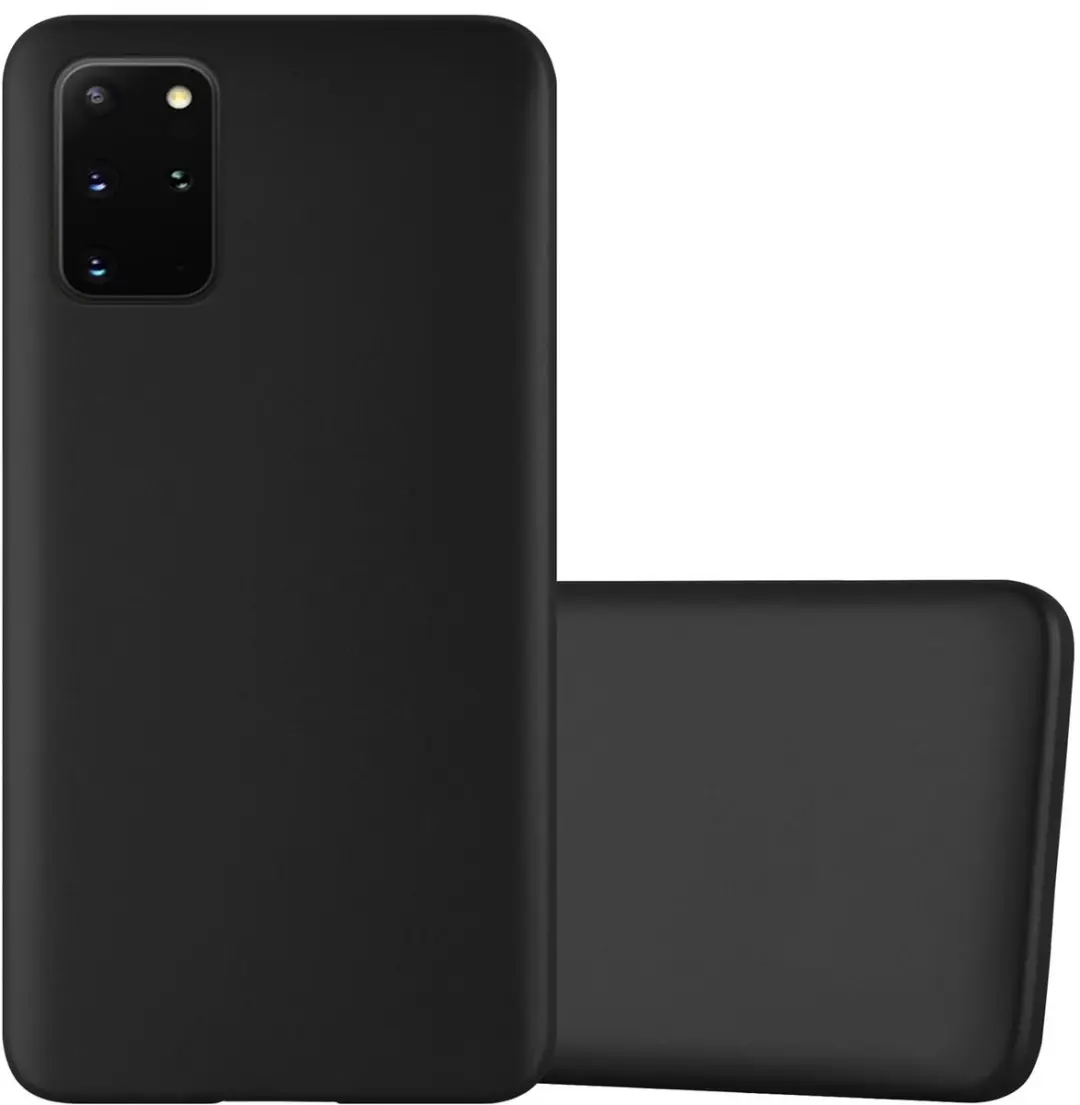Cadorabo Hoesje geschikt voor Samsung Galaxy S20 PLUS in METALLIC ZWART