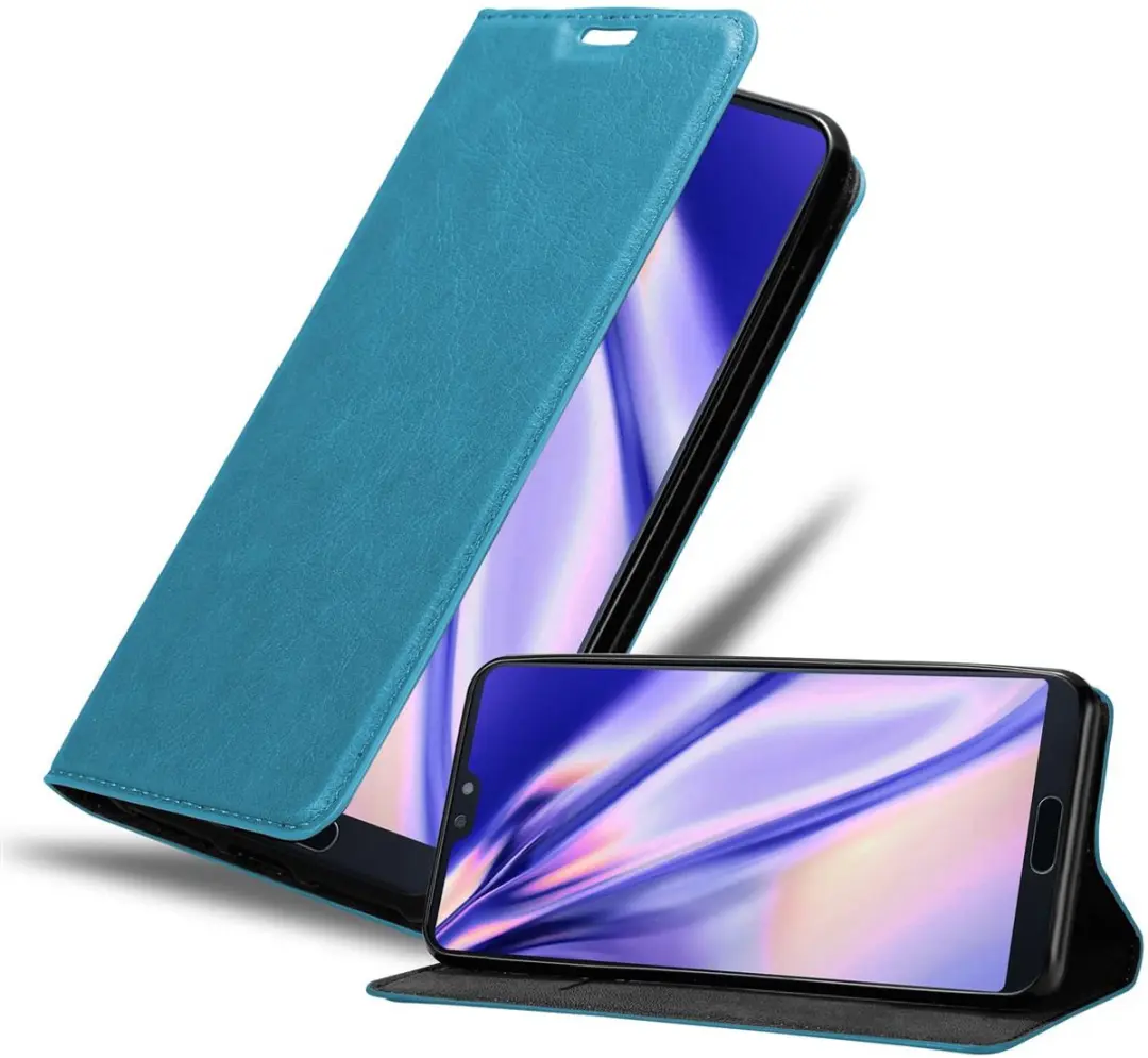 Cadorabo Hoesje geschikt voor Huawei P20 PRO / P20 PLUS in BENZINE TURKOOIS